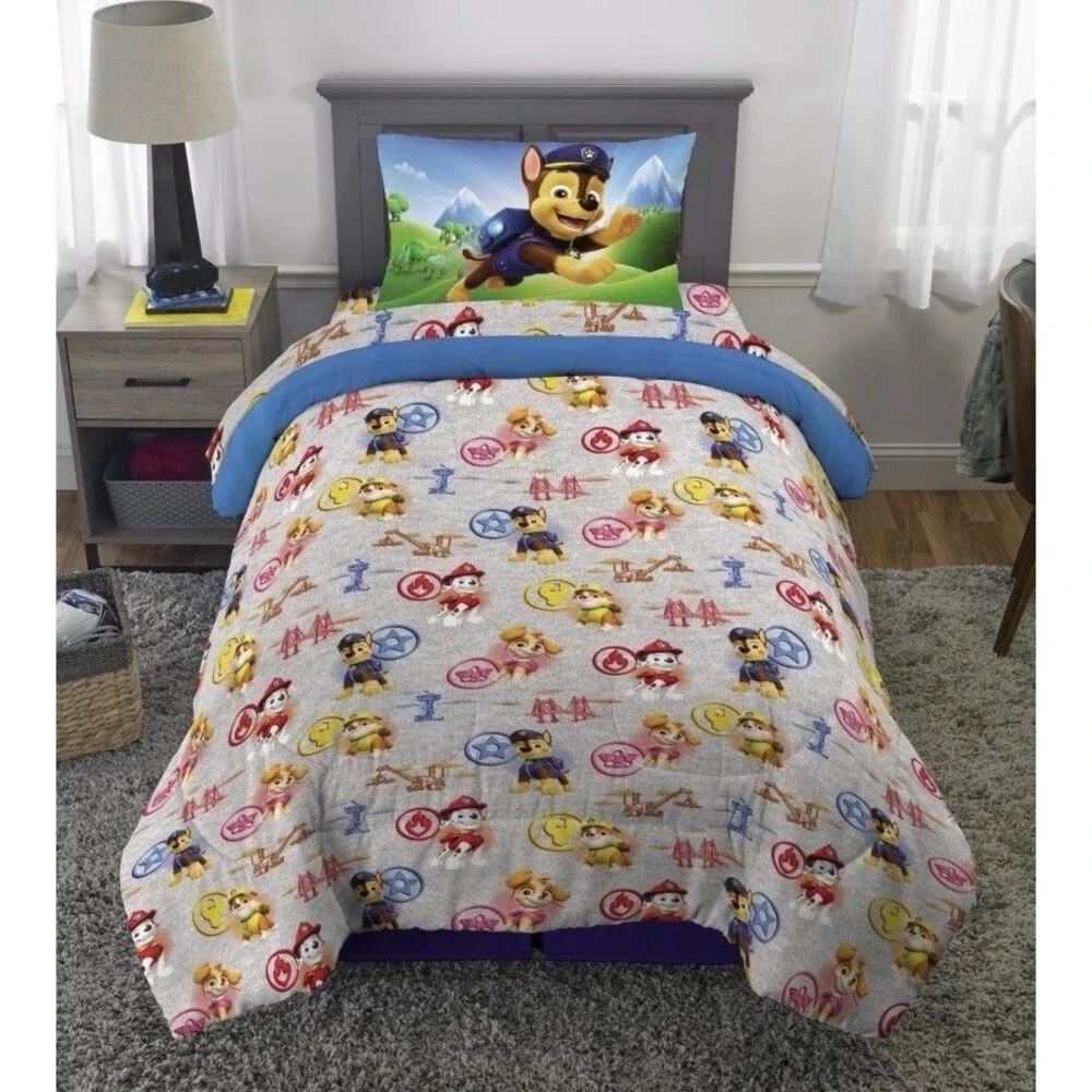 Paw Patrol Barking Buds Twin Full Comforter Pillowcase Set